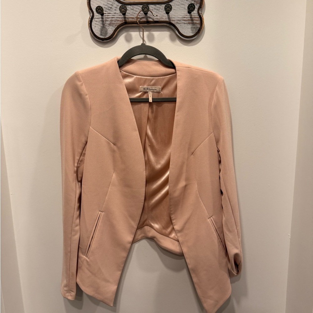 BCBGeneration Women's Blazer in Blush Pink